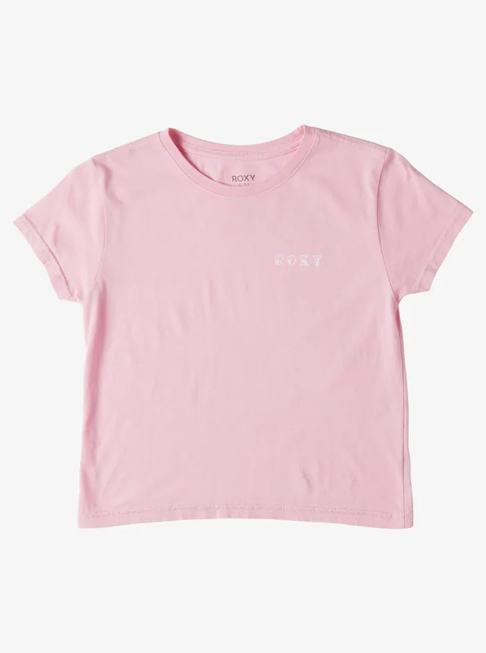 Roxy Tees and Tanks 416 Sunny Days Boyfriend TShirt Prism Pink 8211 Girls