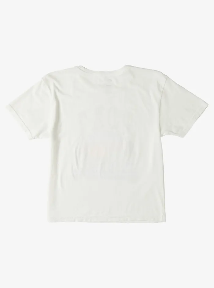 Roxy Tees and Tanks 416 Sunrise To Sunset Oversized Boyfriend TShirt Snow White 8211 Girls