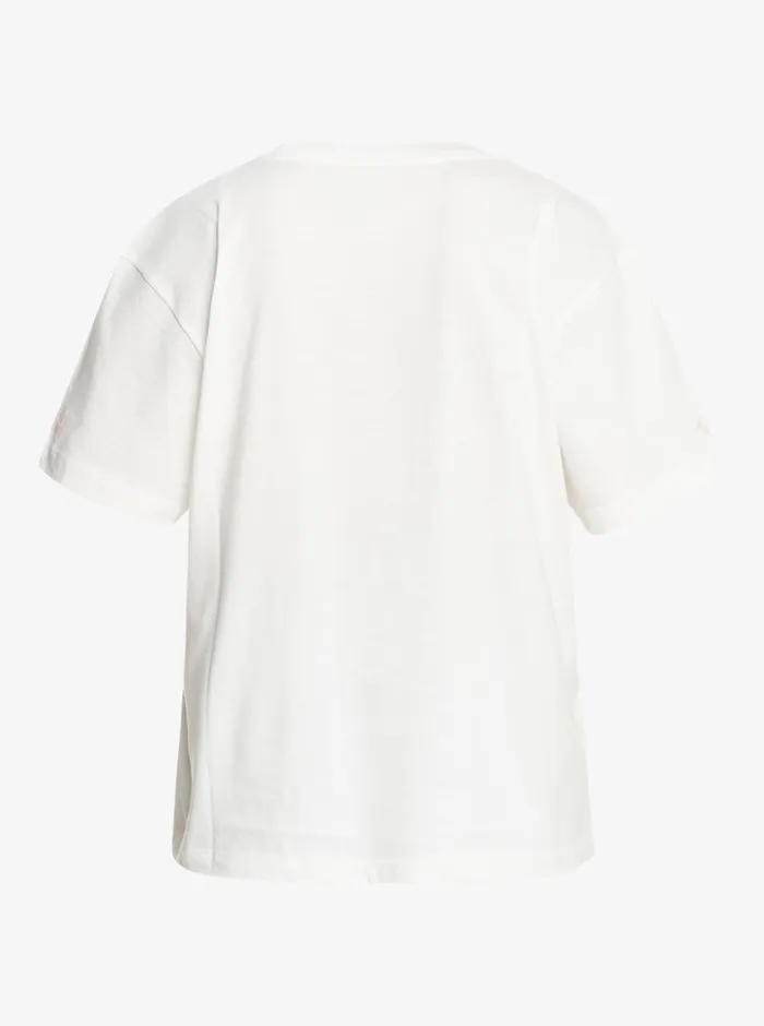 Roxy Tees and Tanks Keep A Breast Day TShirt Snow White 8211 Womens