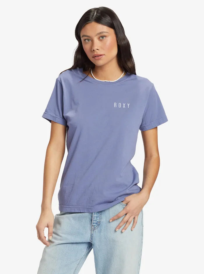 Roxy Tees and Tanks Mountain View Boyfriend TShirt Marlin 8211 Womens