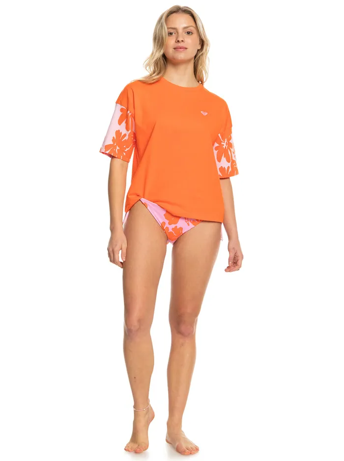 Roxy Tees and Tanks SurfKindKate TShirt Vermillon 8211 Womens