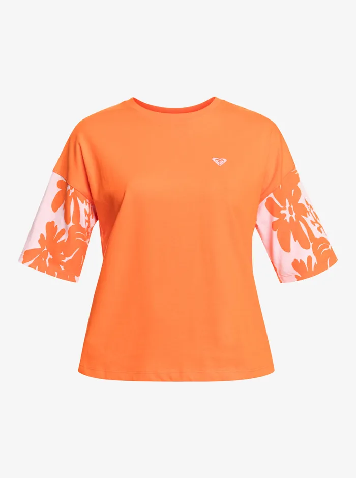 Roxy Tees and Tanks SurfKindKate TShirt Vermillon 8211 Womens