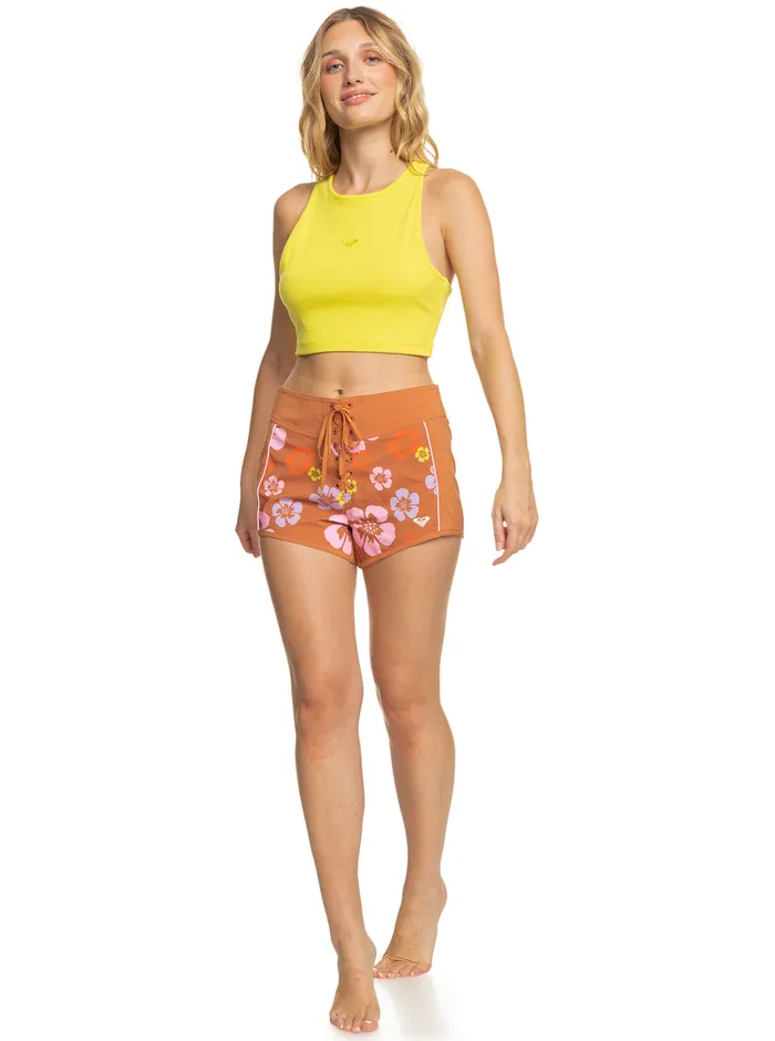 Roxy Tees and Tanks SurfKindKate Tank Top Yellow Plum 8211 Womens