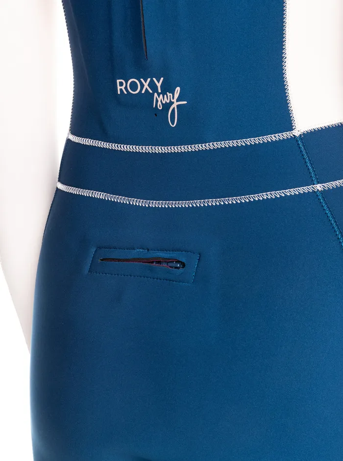 Roxy Wetsuits 32mm Rise Back Zip Wetsuit Iodine Blue 8211 Womens