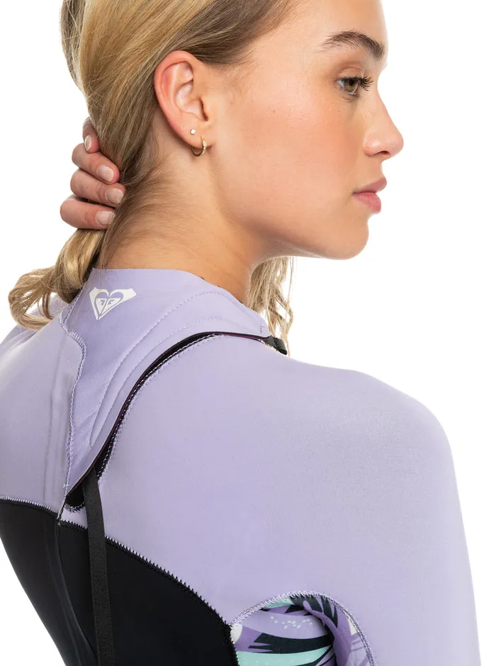 Roxy Wetsuits 32mm Swell Series Back Zip Wetsuit Anthracite Splash Yw 8211 Womens