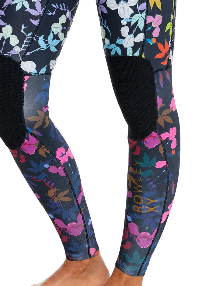 Roxy Wetsuits 32mm X Rowley Chest Zip Wetsuit Radiance Multi Floral 8211 Womens