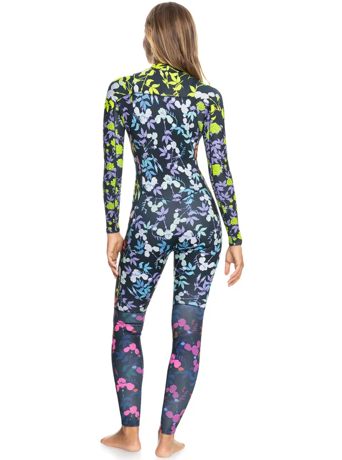Roxy Wetsuits 32mm X Rowley Chest Zip Wetsuit Radiance Multi Floral 8211 Womens