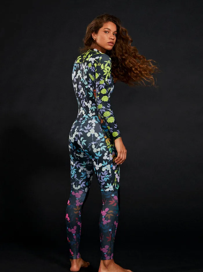 Roxy Wetsuits 32mm X Rowley Chest Zip Wetsuit Radiance Multi Floral 8211 Womens