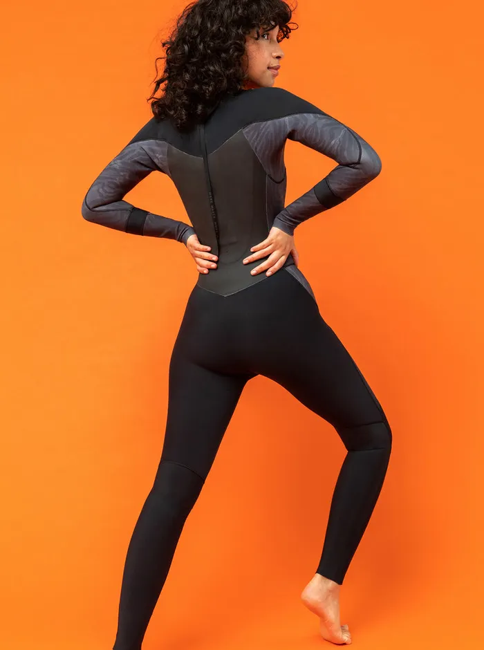 Roxy Wetsuits 43mm Syncro GBS Long Sleeve Fullsuit Jetblack 8211 Womens