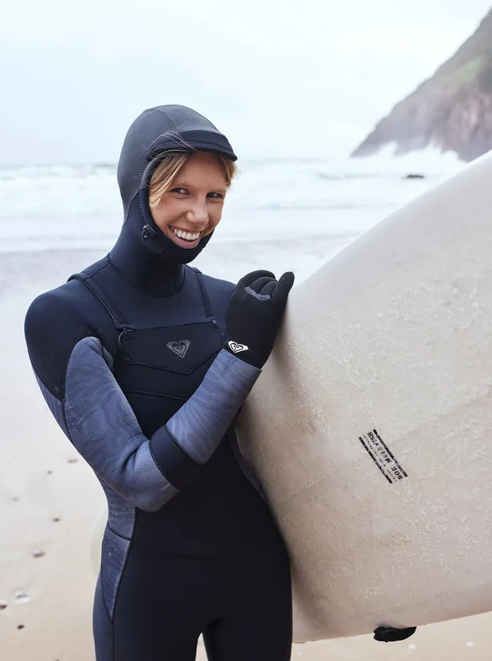 Roxy Wetsuits 543mm Syncro GBS Hooded Long Sleeve Fullsuit Jetblack 8211 Womens