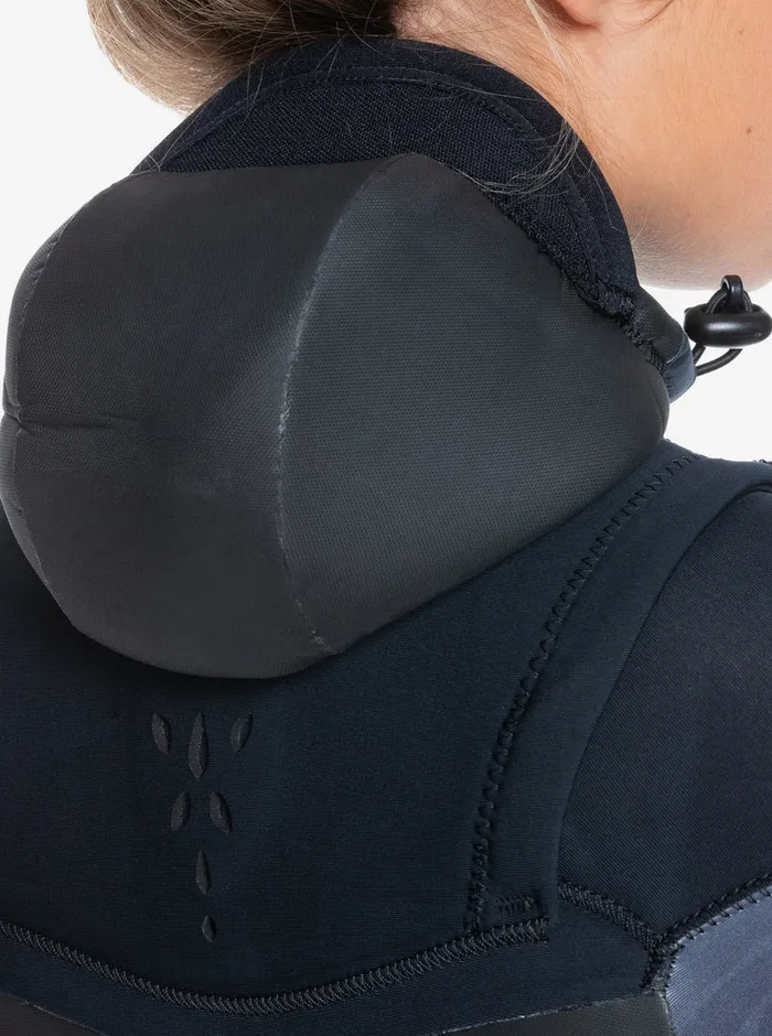 Roxy Wetsuits 543mm Syncro GBS Hooded Long Sleeve Fullsuit Jetblack 8211 Womens