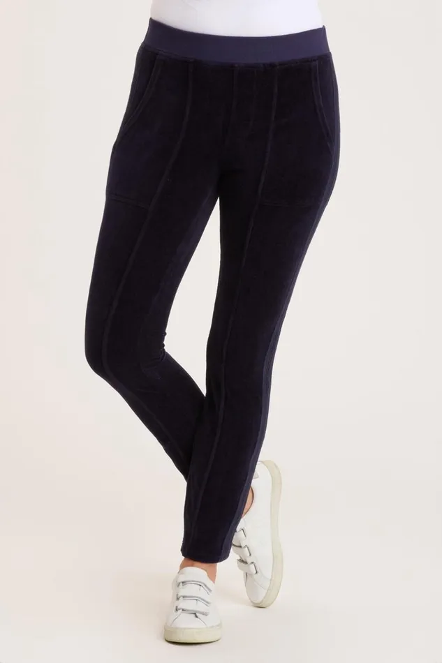 Rugby Stripe Gyles Legging Navy Clothing XCVI Leggings