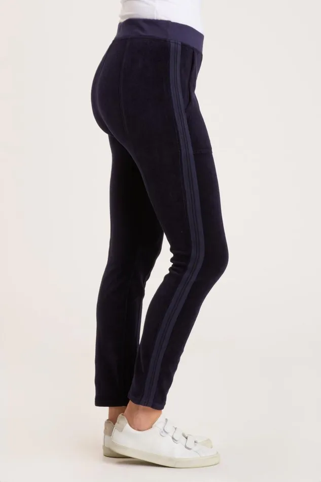 Rugby Stripe Gyles Legging Navy Clothing XCVI Leggings