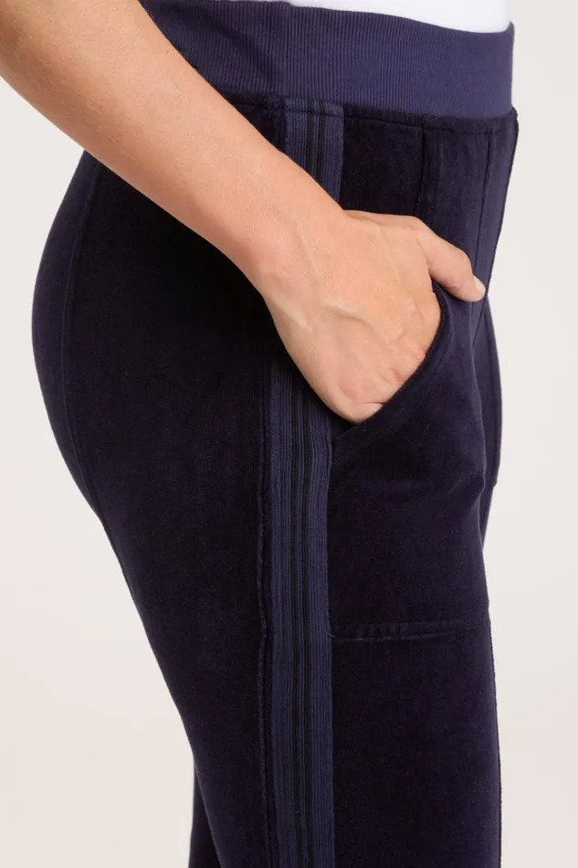 Rugby Stripe Gyles Legging Navy Clothing XCVI Leggings