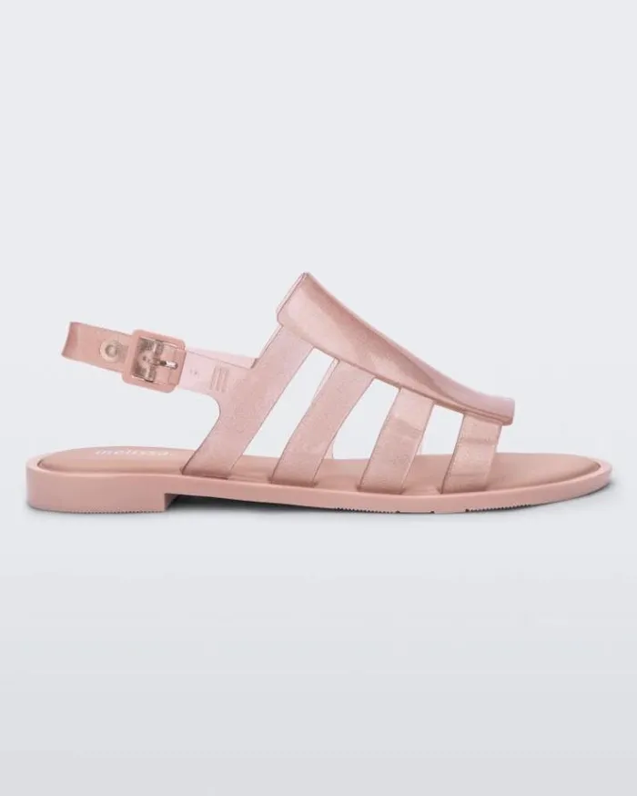 Sandals Women Melissa Boemia Glitter Pink