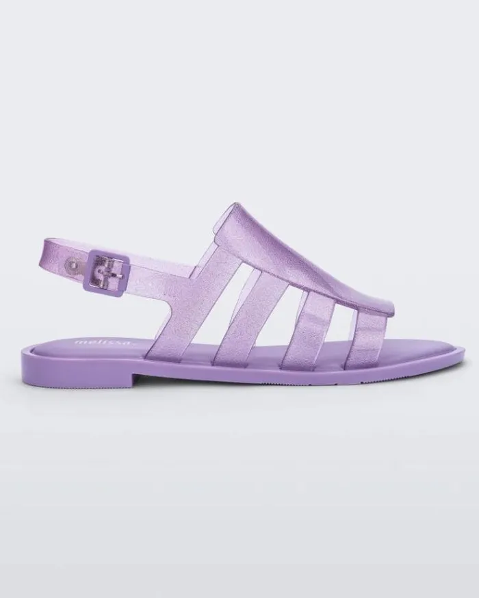 Sandals Women Melissa Boemia Lilac Glitter