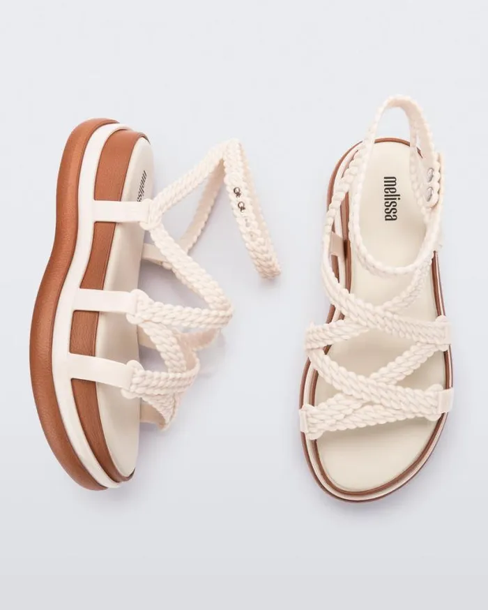 Sandals Women Melissa Buzios Beige