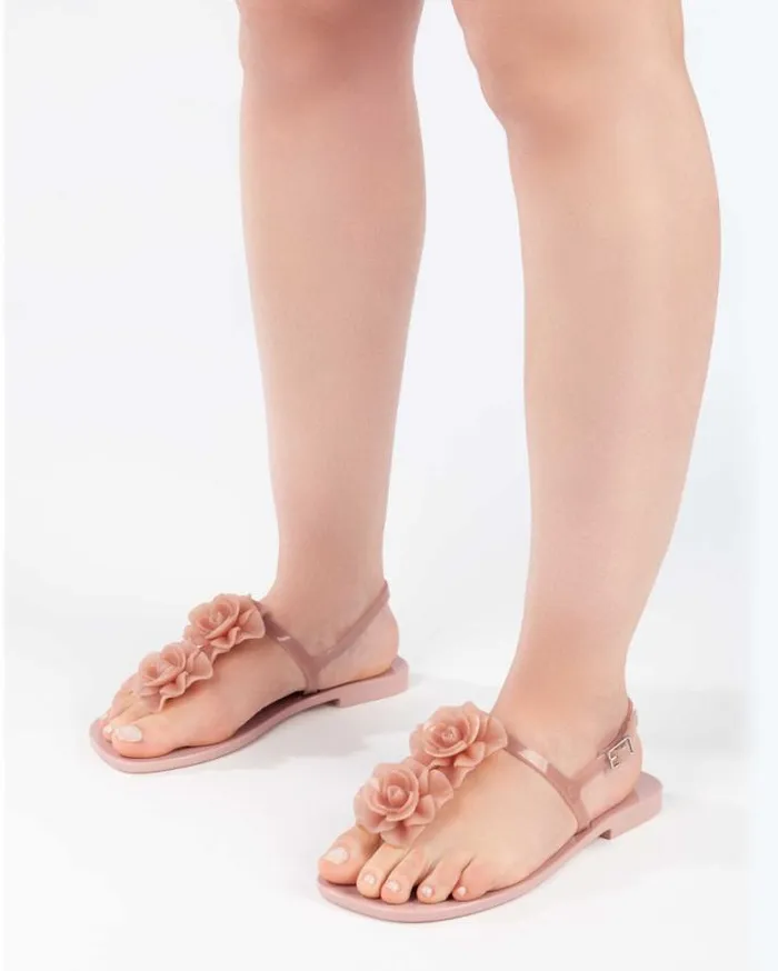 Sandals Women Melissa Harmonic Squared Garden Light Pink