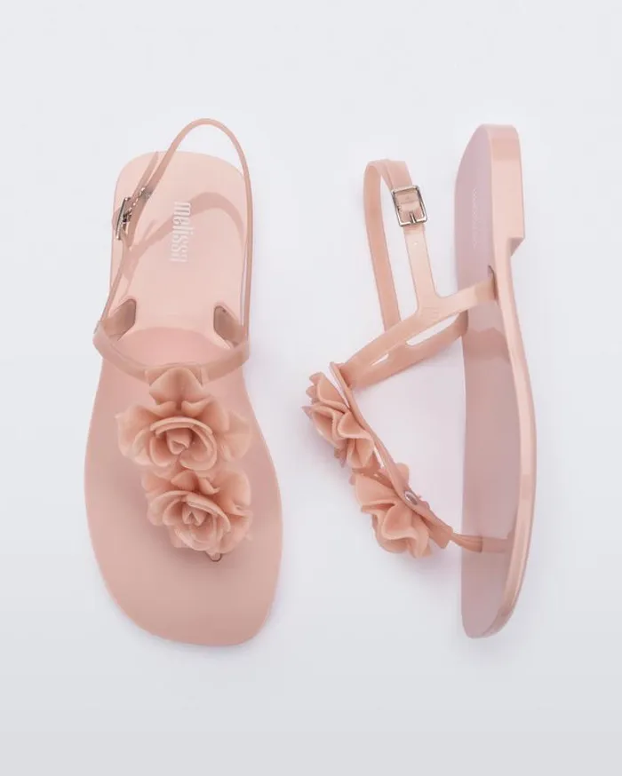 Sandals Women Melissa Harmonic Squared Garden Light Pink