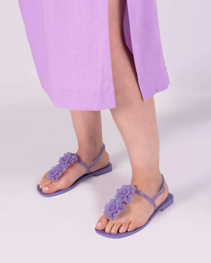 Sandals Women Melissa Harmonic Squared Garden Lilac