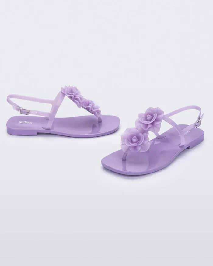 Sandals Women Melissa Harmonic Squared Garden Lilac