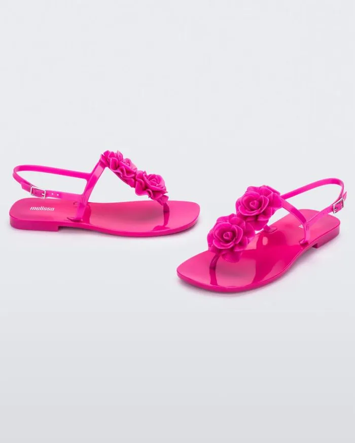 Sandals Women Melissa Harmonic Squared Garden Pink