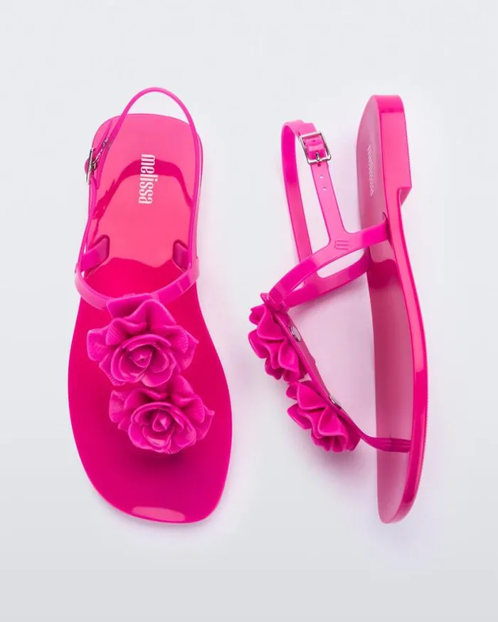Sandals Women Melissa Harmonic Squared Garden Pink
