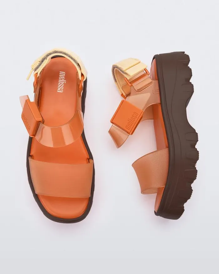 Sandals Women Melissa Kick Off Sandal Orangeclear Orange