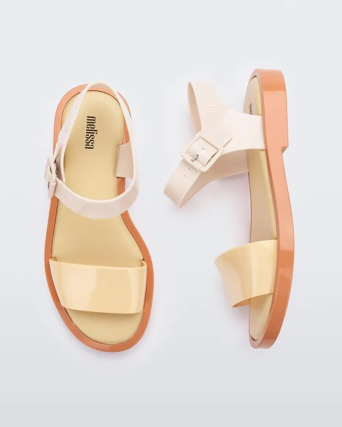 Sandals Women Melissa Mar Sandal Beigeyellow