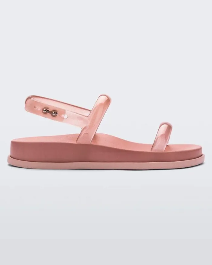 Sandals Women Melissa Soft Wave Sandal Pinkclear Pink