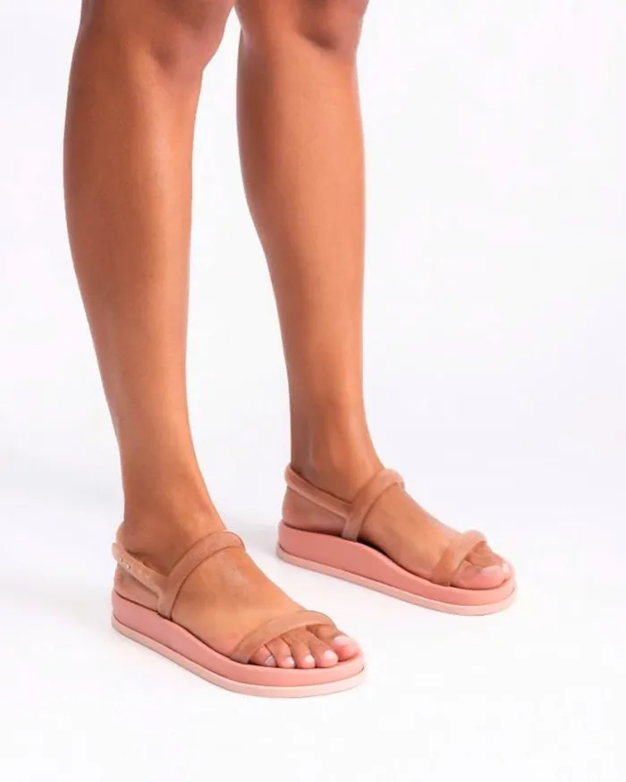 Sandals Women Melissa Soft Wave Sandal Pinkclear Pink