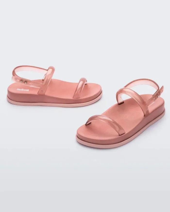 Sandals Women Melissa Soft Wave Sandal Pinkclear Pink