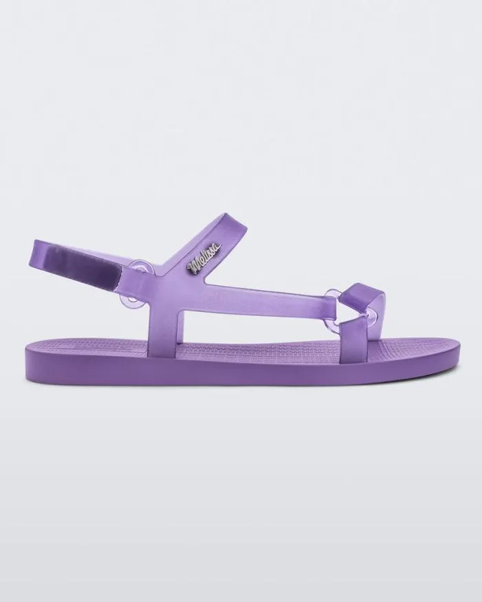 Sandals Women Melissa Sun Downtown Lilacclear Lilac