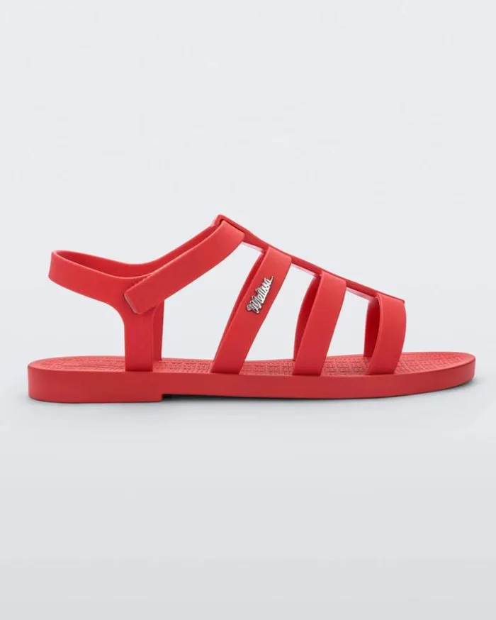 Sandals Women Melissa Sun Rodeo Red
