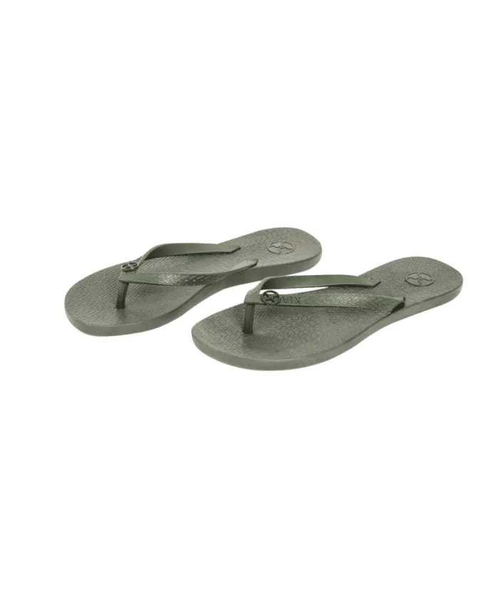Sandals Women ViX Paula Hermanny Flip Flop 8211 Military