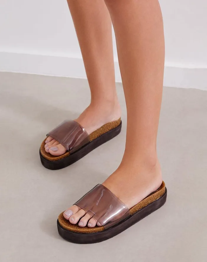 Sandals Women ViX Paula Hermanny Slide Sandal 8211 Black
