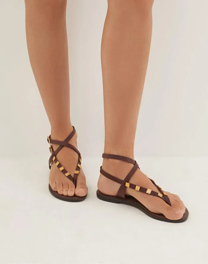 Sandals Women ViX Paula Hermanny Zuca Detail Sandal 8211 Wine