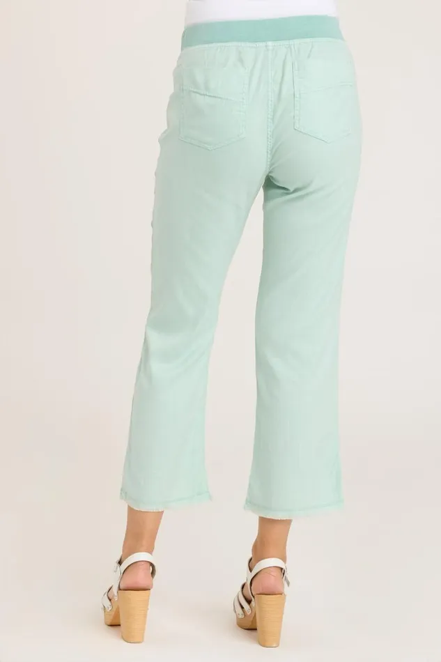 Sarla Ankle Pant Aquifer Pigment Clothing XCVI Crops
