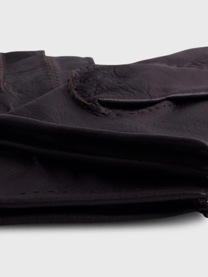 Scarves Hats Gloves Mens Paul Stuart Deerskin Glove Black