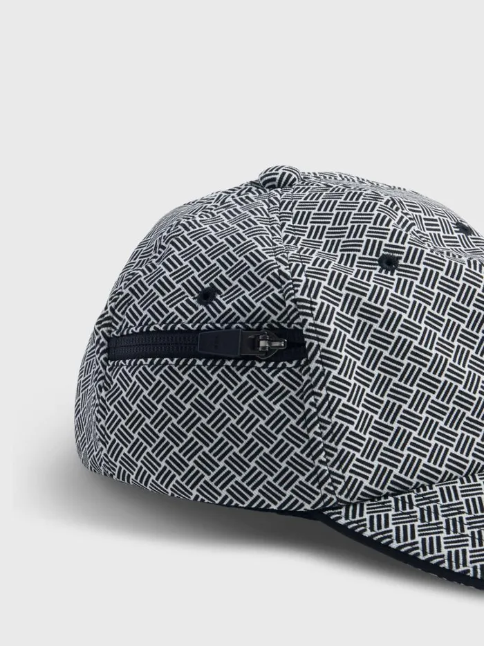 Scarves Hats Gloves Mens Paul Stuart Parquet Ball Cap Black