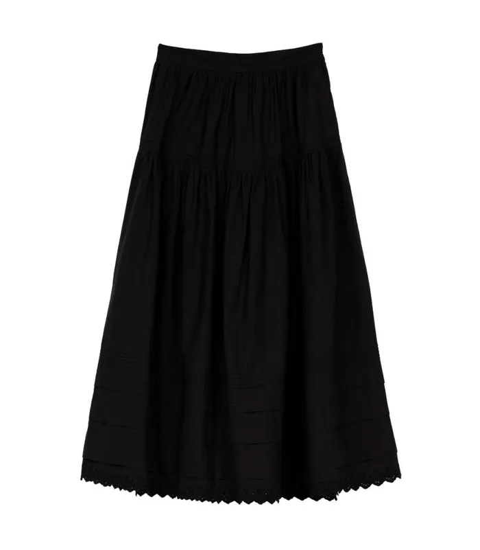 SEBASTIANE SKIRT Black Shop DEN Skirts