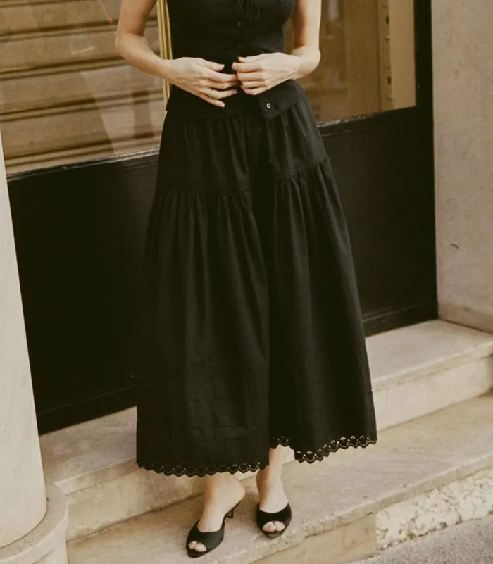 SEBASTIANE SKIRT Black Shop DEN Skirts
