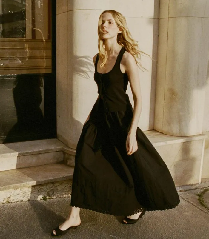SEBASTIANE SKIRT Black Shop DEN Skirts