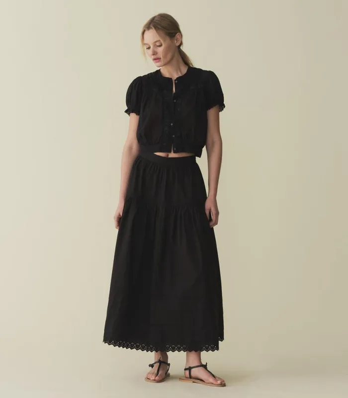 SEBASTIANE SKIRT Black Shop DEN Skirts