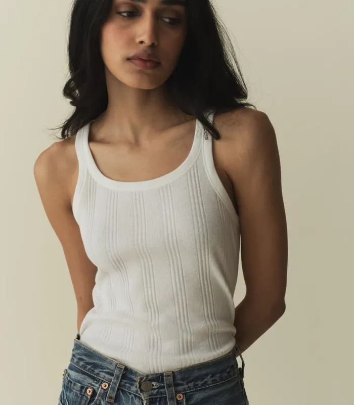 SEINE CASHMERE BLEND TANK Salt Shop DEN Tees