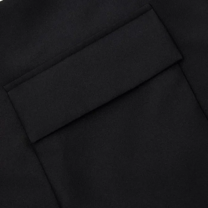 Self Portrait Bottoms Black Taffeta Skort 8211 Women