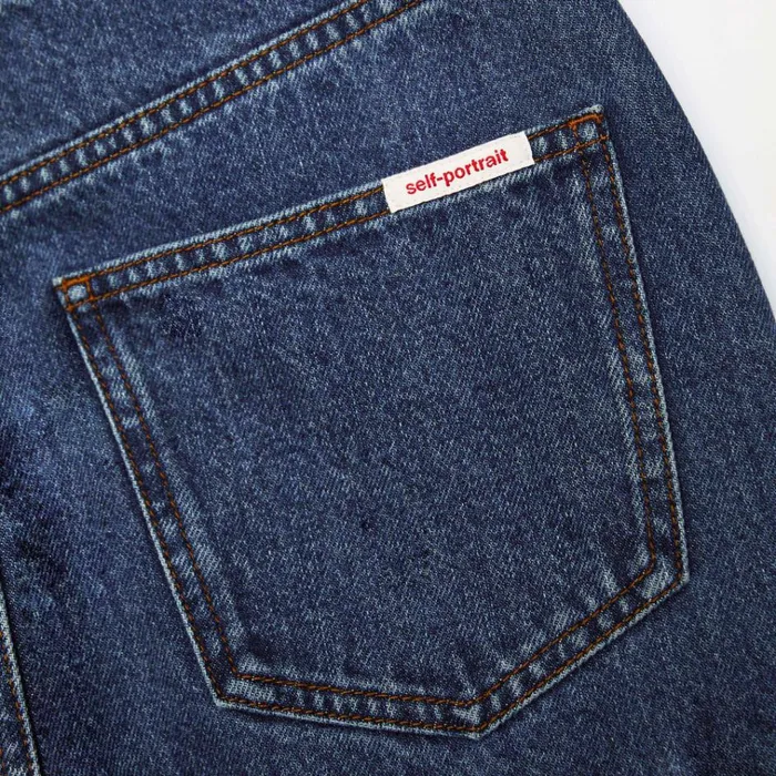 Self Portrait Bottoms Wide Leg Flare Denim Jeans 8211 Women Self Portrait Bottoms Wide Leg Flare Denim Jeans 8211 Women