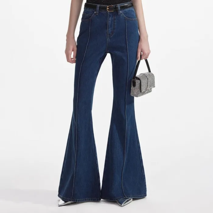 Self Portrait Denim Denim Kick Flare Jeans 8211 Women Self Portrait Denim Denim Kick Flare Jeans 8211 Women