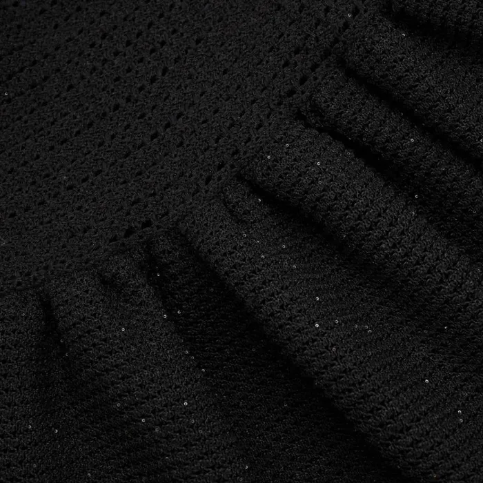 Self Portrait Dresses Black Crochet Knit Midi Dress 8211 Women Self Portrait Dresses Black Crochet Knit Midi Dress 8211 Women