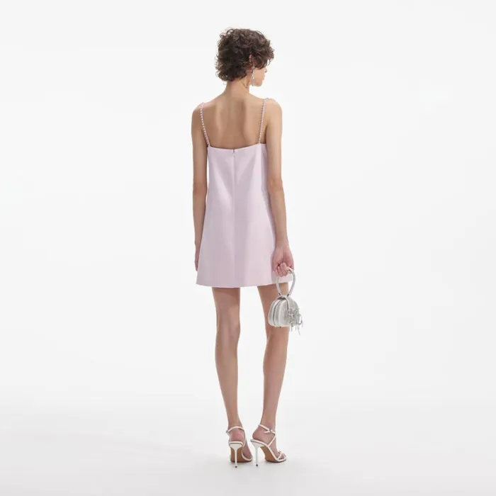 Self Portrait Dresses Pink Satin Diamante Mini Dress 8211 Women Self Portrait Dresses Pink Satin Diamante Mini Dress 8211 Women